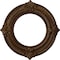 Ekena Millwork Benson Ceiling Medallion (Canopies up to 6 1/8"), 11 1/8"OD x 6 1/8"ID x 5/8"P, Root Beer Crackle CM11BNRBC - alternate 1